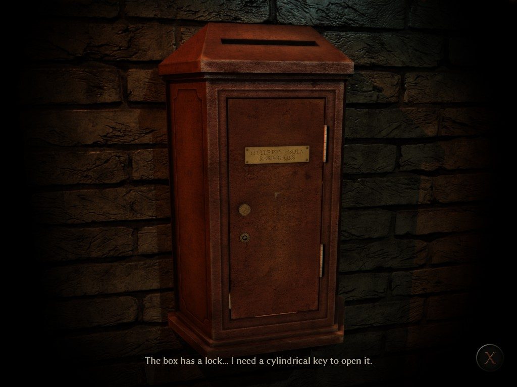 A postbox with misleading subtitles.